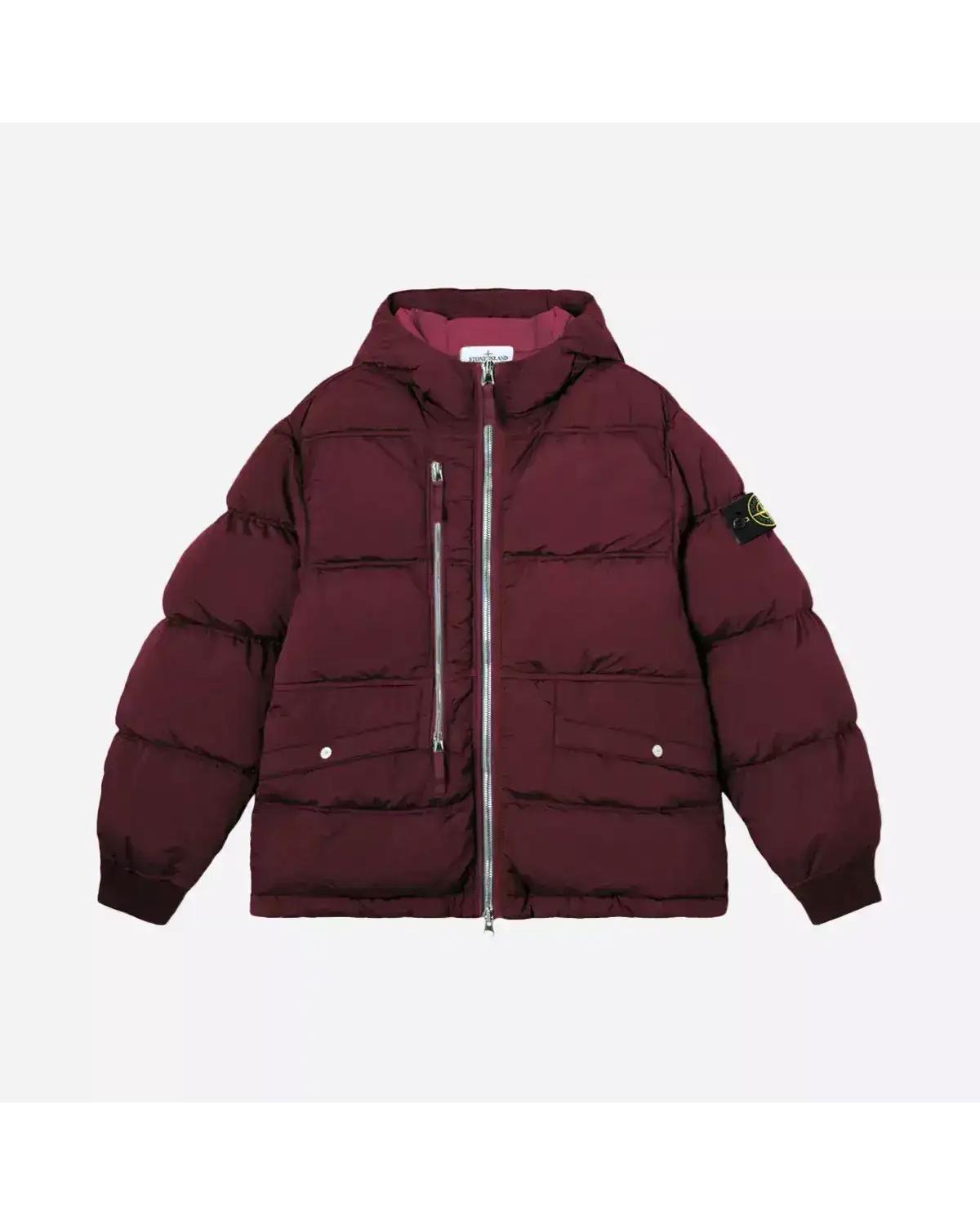 BLOUSON STONE ISLAND 4100088 S0019 0012 BURGUNDY BORDEAUX