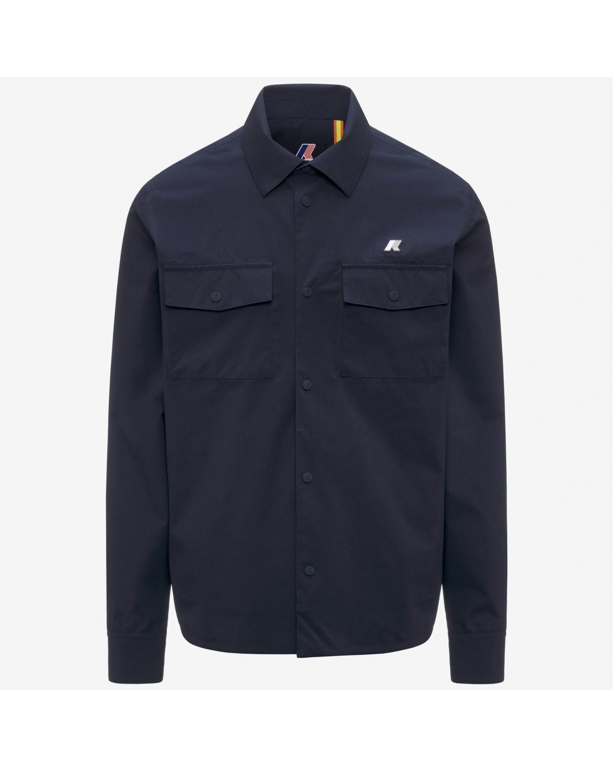 SURCHEMISE  UMBERT K-WAY stretch 2 layers blue depth