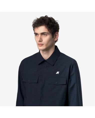 SURCHEMISE  UMBERT K-WAY stretch 2 layers blue depth