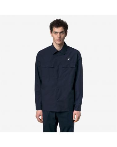 SURCHEMISE  UMBERT K-WAY stretch 2 layers blue depth