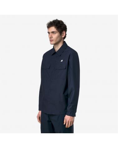 SURCHEMISE  UMBERT K-WAY stretch 2 layers blue depth