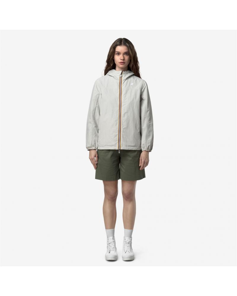 Blouson K-WAY Jake plus 2 Double Beige-Orange