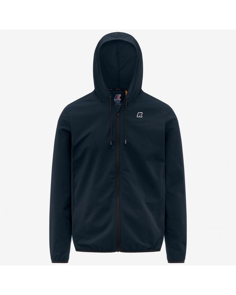Blouson  K-WAY Journeer Travel Blue depth Marine