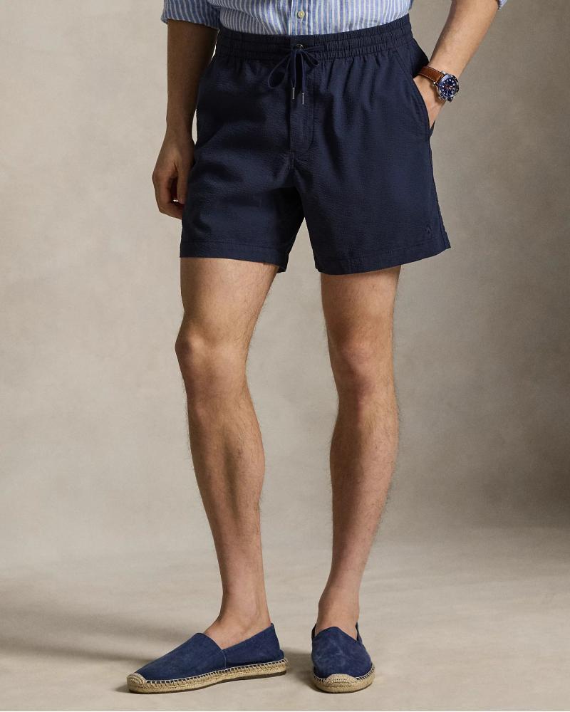 Bermuda Ralph Lauren Seesurker Marine