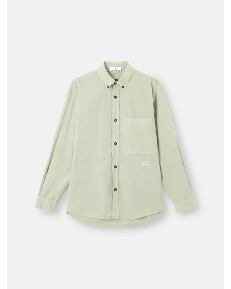 CHEMISE STONE ISLAND 1100027 0055  SAGE VERT