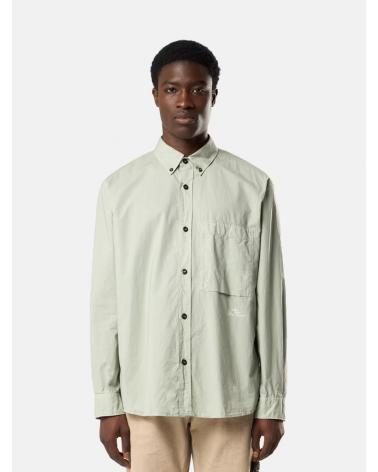 CHEMISE STONE ISLAND 1100027 0055  SAGE VERT
