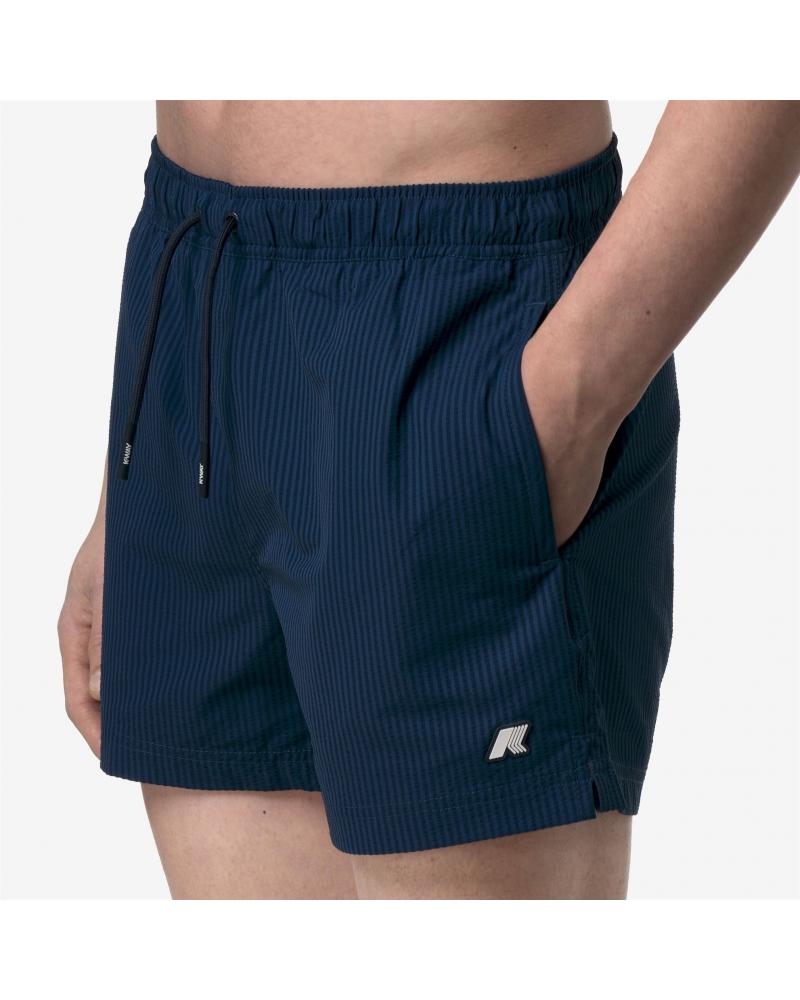 Maillot de Bain K-WAY HAZEL stripe mid  Blue Insignia Marine