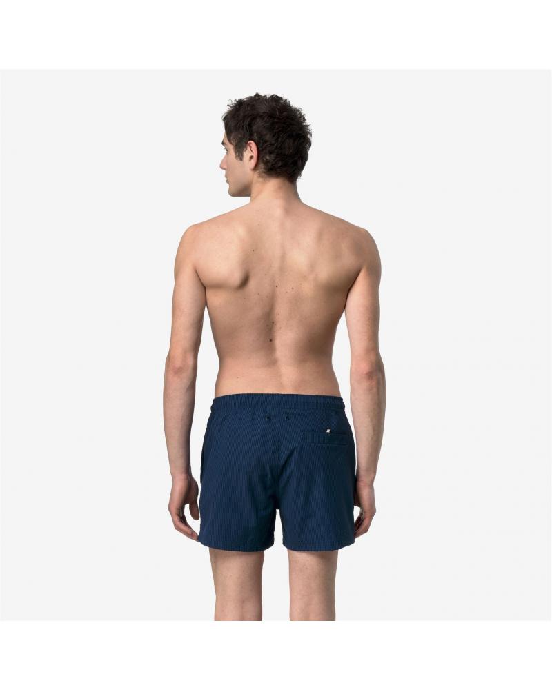 Maillot de Bain K-WAY HAZEL stripe mid  Blue Insignia Marine