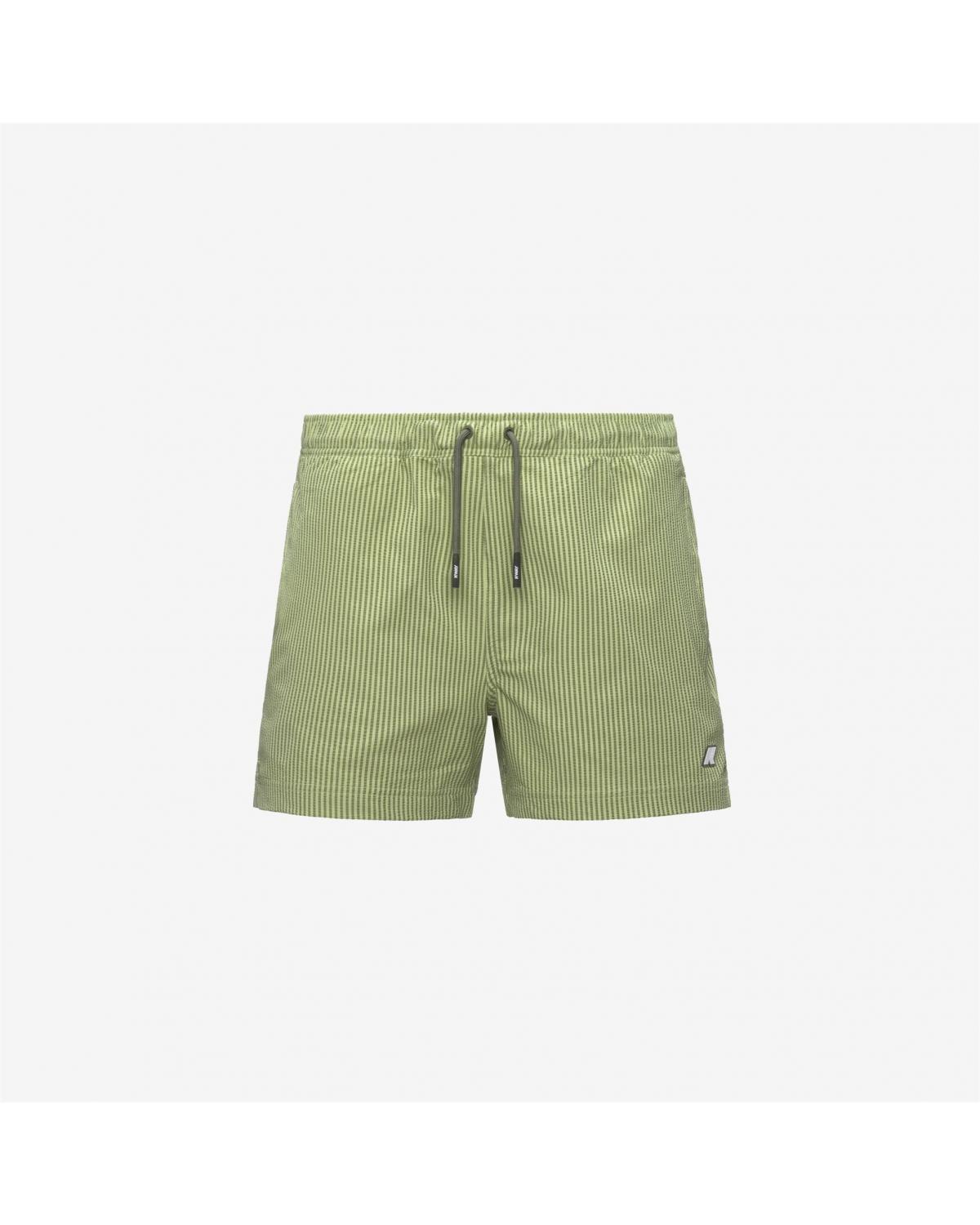 Maillot de Bain K-WAY HAZEL stripe mid  Green Vert