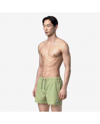 Maillot de Bain K-WAY HAZEL stripe mid  Green Vert