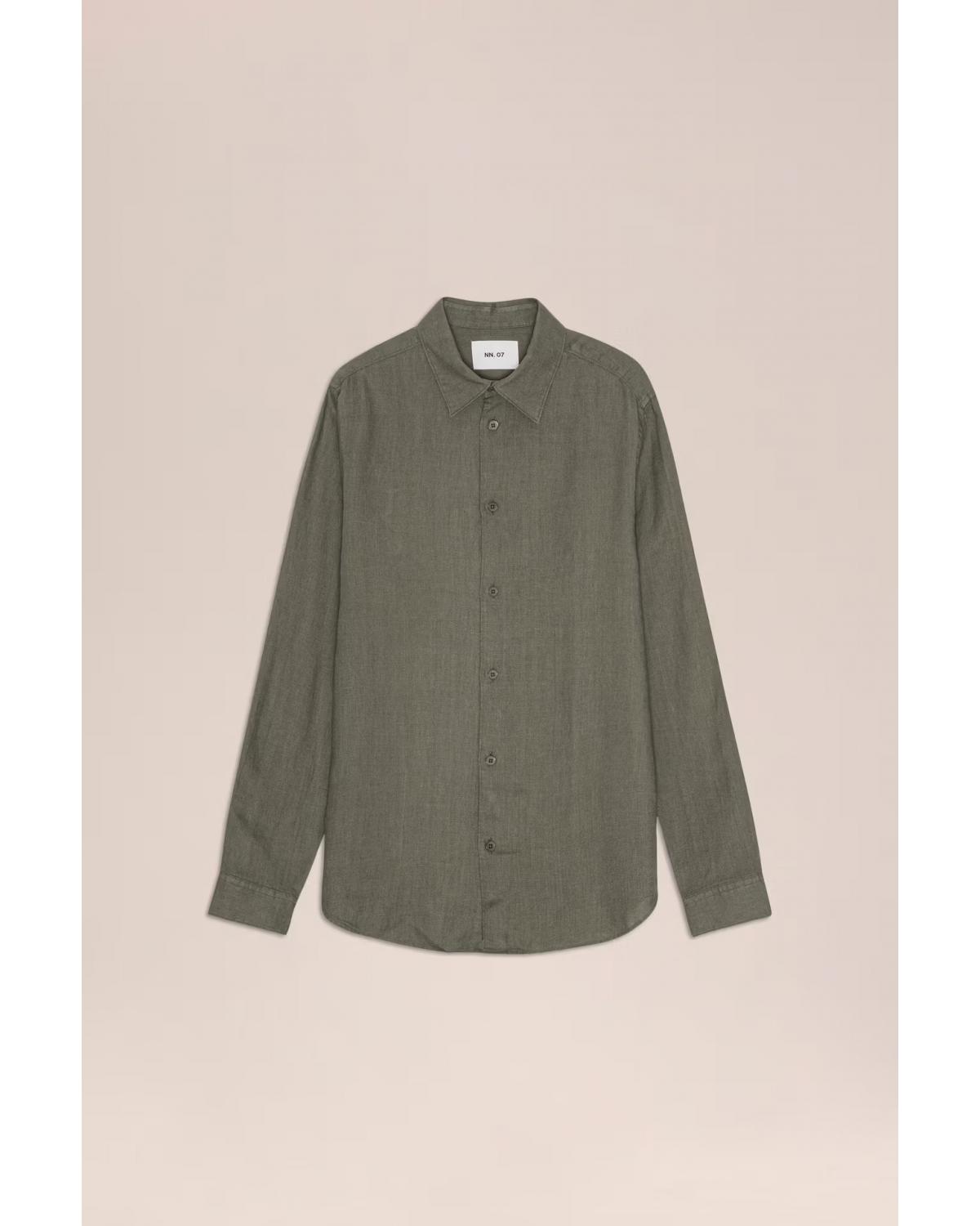 Chemise NN.07 ENZO LIN Capers KAKI