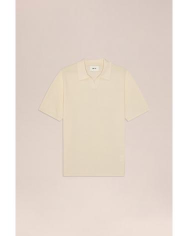 Polo NN.07 PAUL Col ouvert Ivoire