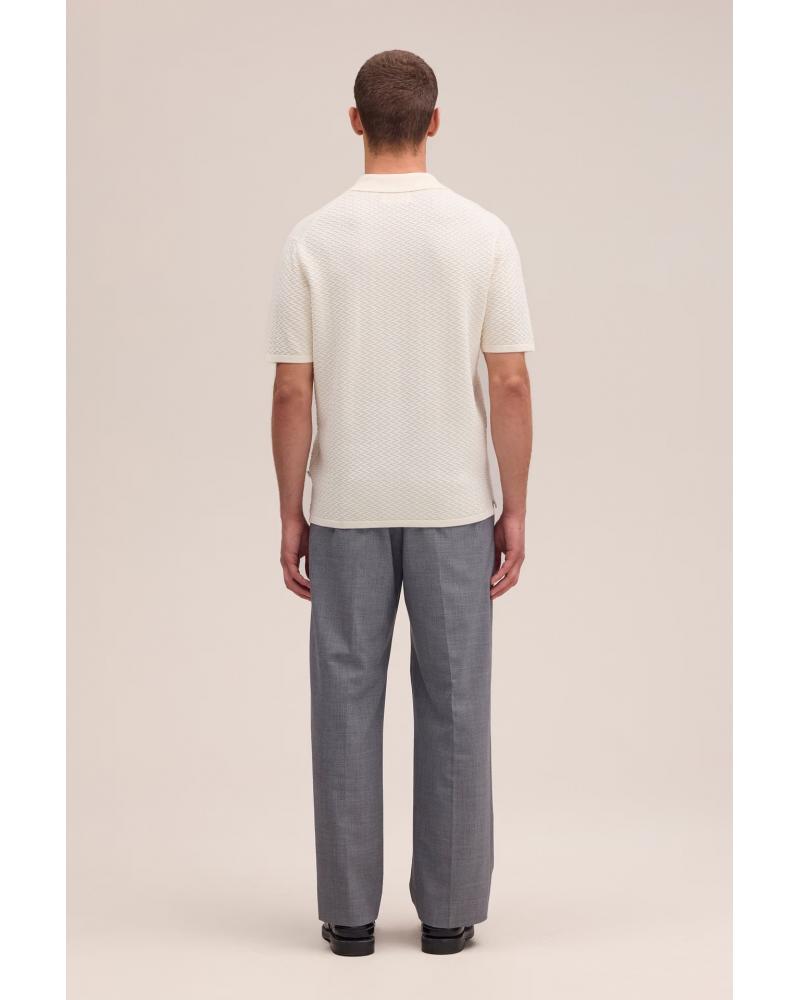 Polo NN.07 PAUL Col ouvert Ivoire