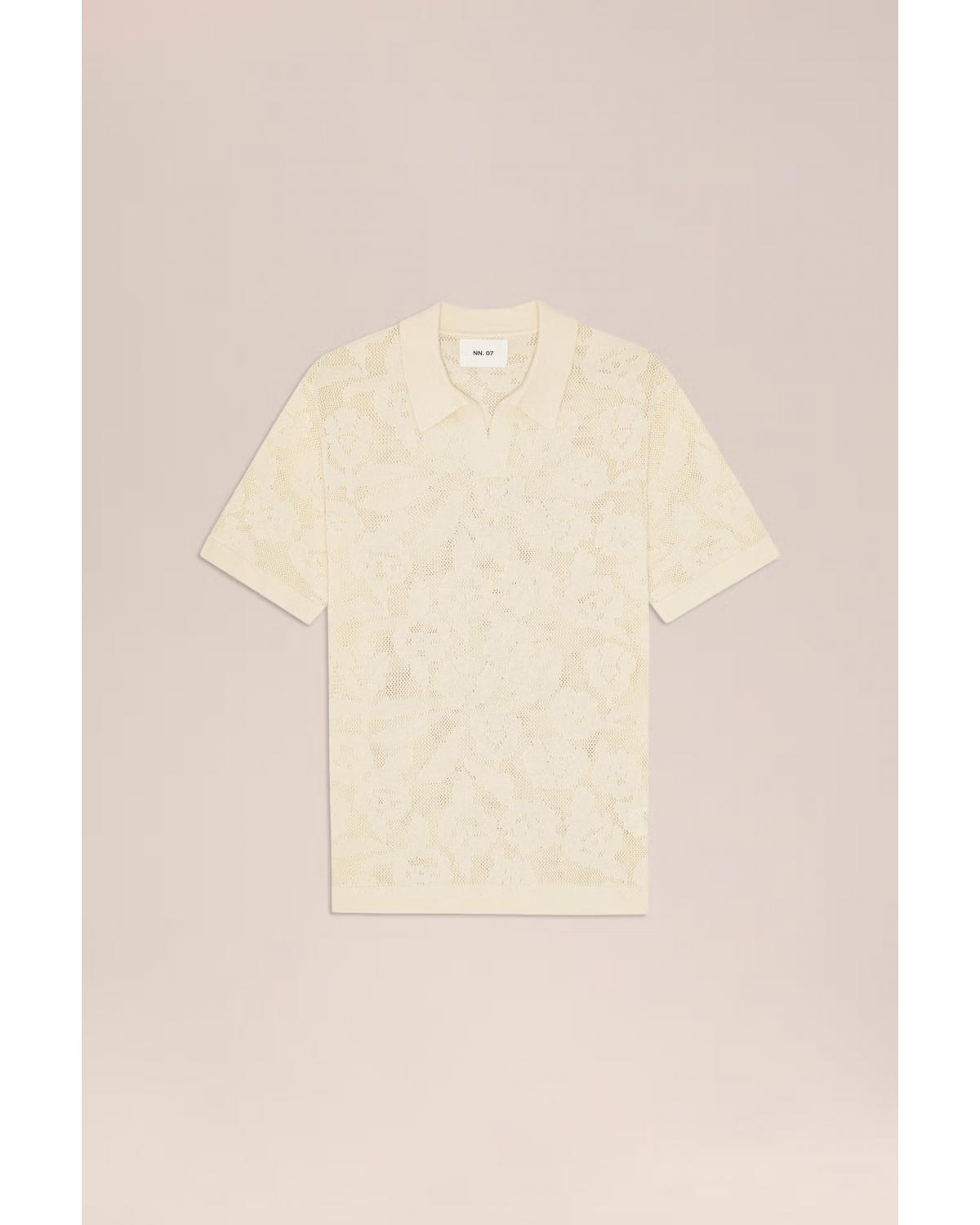 Polo NN.07 Ryan  Flower Ivoire