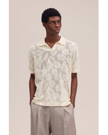 Polo NN.07 Ryan  Flower Ivoire