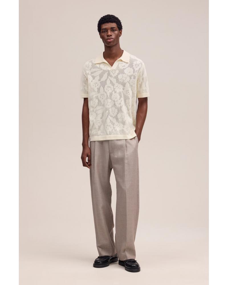 Polo NN.07 Ryan  Flower Ivoire