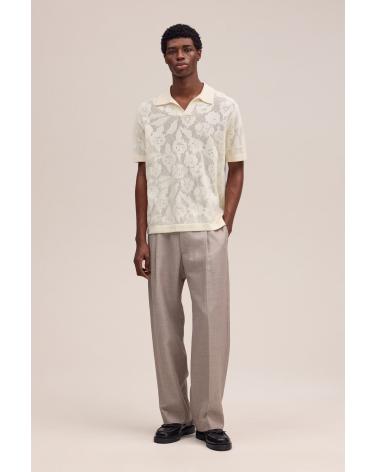 Polo NN.07 Ryan  Flower Ivoire
