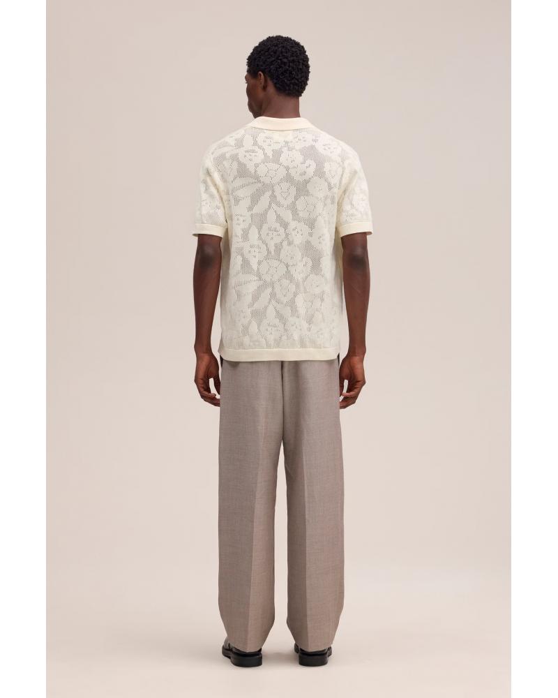 Polo NN.07 Ryan  Flower Ivoire