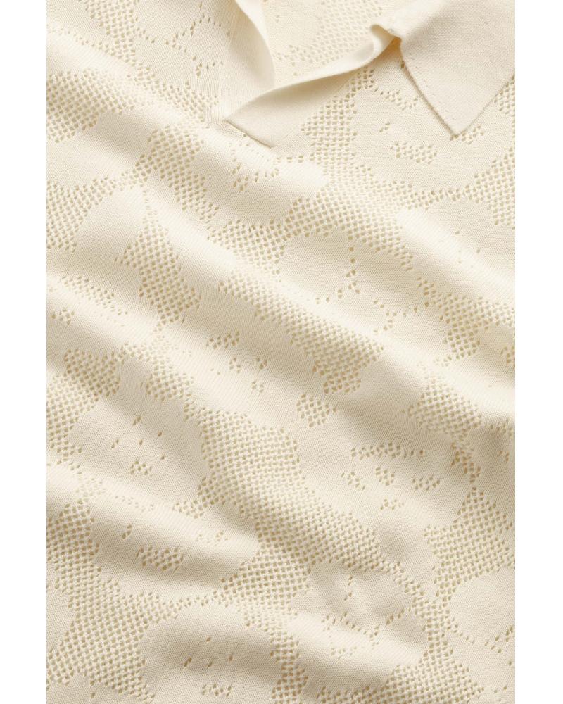 Polo NN.07 Ryan  Flower Ivoire