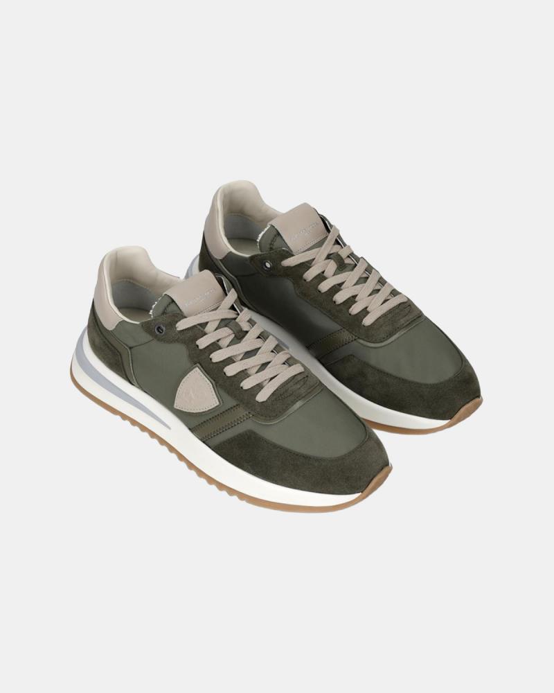 BASKET PHILIPPE MODEL TROPEZ 2.1 VERT MILITAIRE