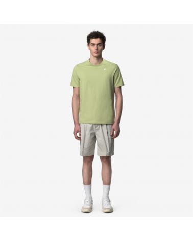T-SHIRT K-WAY ADAME LIGHT STRETCH JERSEY GREEN LIME VERT