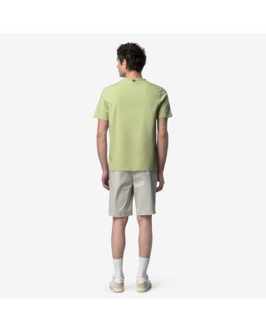 T-SHIRT K-WAY ADAME LIGHT STRETCH JERSEY GREEN LIME VERT