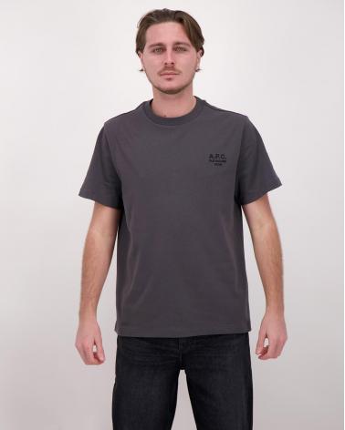 TEE SHIRT A.P.C.RUE MADAME GRIS ANTRACITE 
