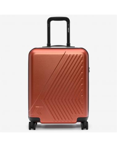  VALISE K-WAY EUDOXIE LOGO ORANGE  BROWN