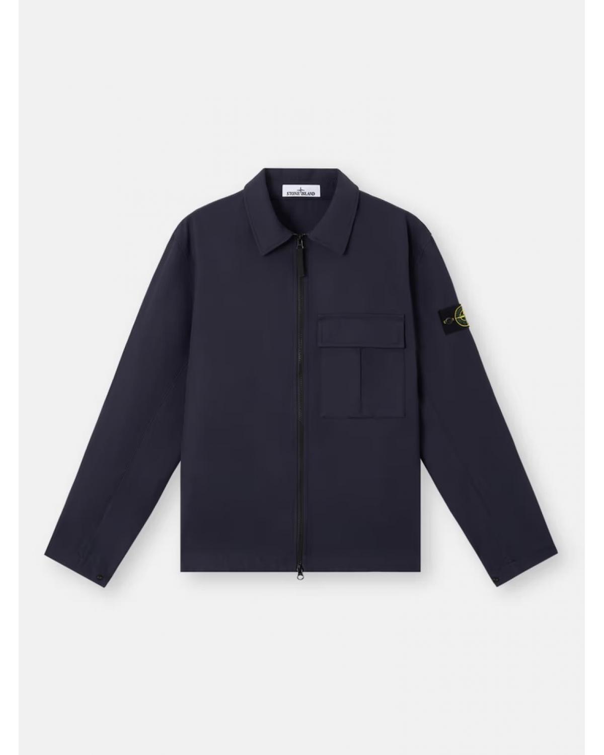 SURCHEMISE STONE ISLAND 1200010 0026 ENCRE PANAMA COTON 