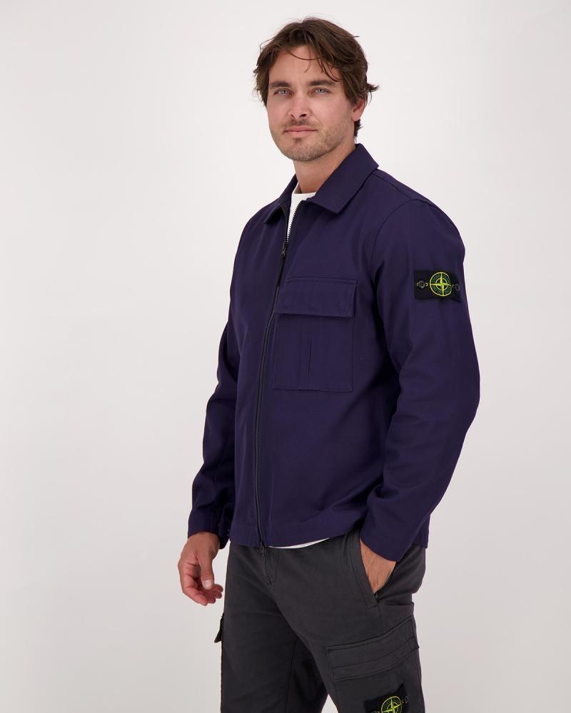 SURCHEMISE STONE ISLAND 1200010 0026 ENCRE PANAMA COTON 