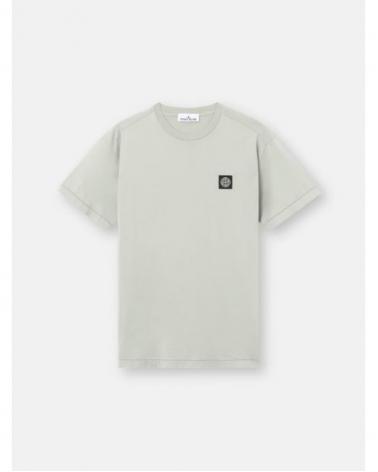 TEE SHIRT STONE ISLAND JERSEY COTON 2100027 0055 VERT 