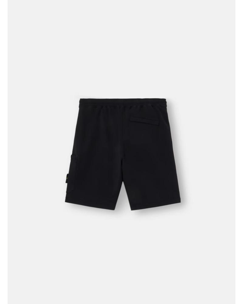 BERMUDA STONE ISLAND 6200011 0029 NOIR ORGANIC COTTON FLEECE  