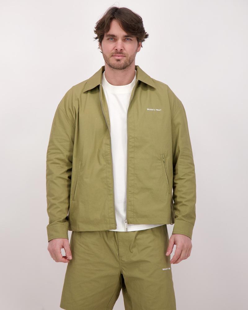 SURCHEMISE BRAM'S FRUIT TEXTE LOGO OLIVE