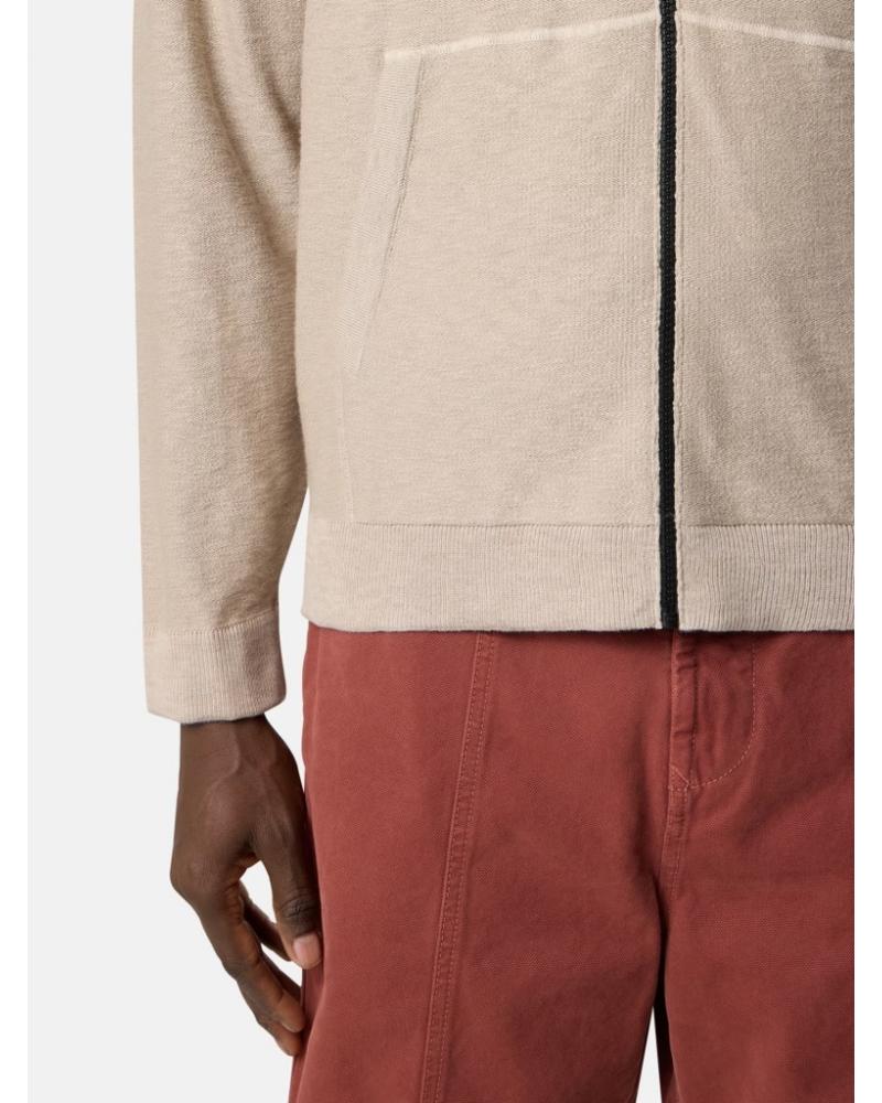 GILET HOODIE 5100050 009A DESERT BEIGE