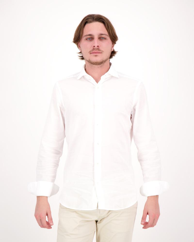 Chemise FEDELI JAMES Panamino blanc
