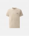 TEE SHIRT CP.COMPANY 726A  103 LOGO PATCH BLANC