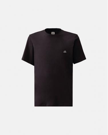 TEE SHIRT CP.COMPANY 726A  999 LOGO PATCH NOIR