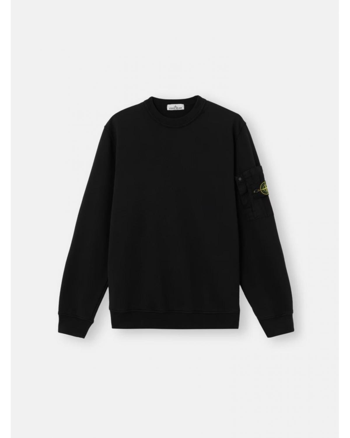 SWEAT STONE ISLAND 6100019 0029 NOIR
