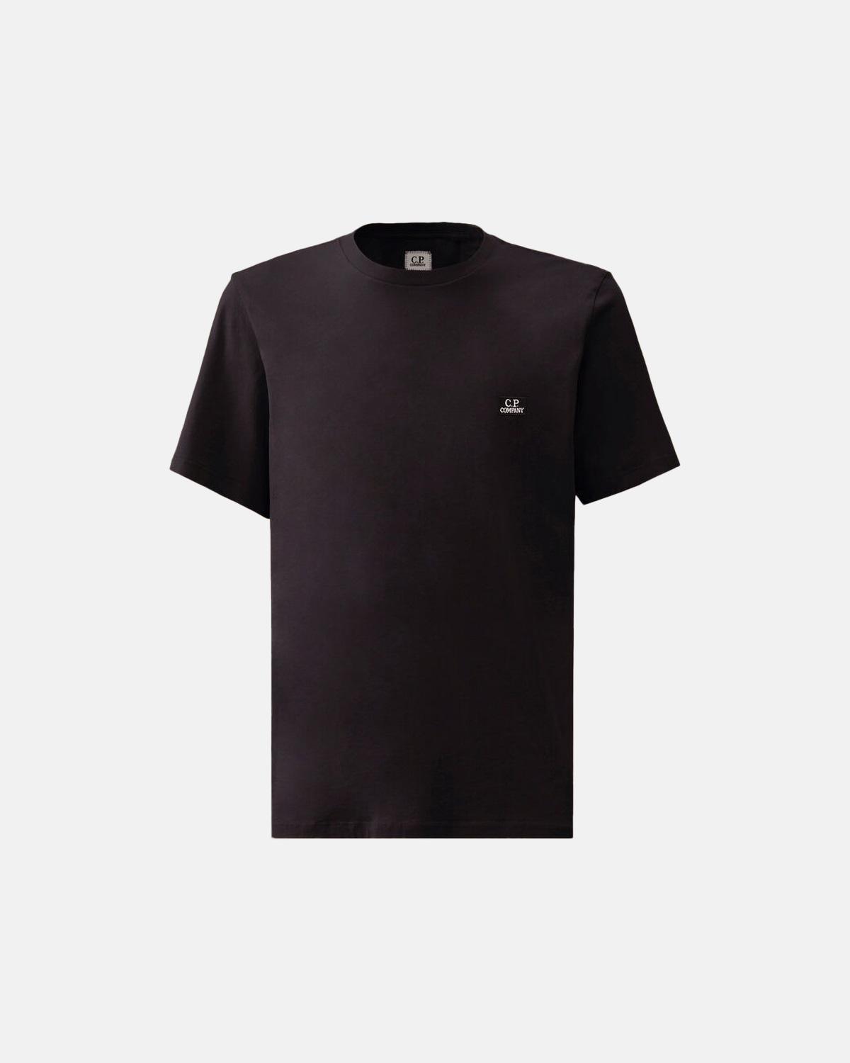 TEE SHIRT CP.COMPANY 726A  888 LOGO PATCH MARINE