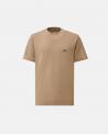 TEE SHIRT CP.COMPANY 726A  904 LOGO PATCH BEIGE DOVE