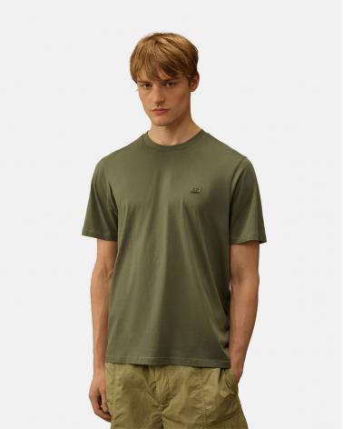 TEE SHIRT CP.COMPANY 726A  668 LOGO PATCH VERT