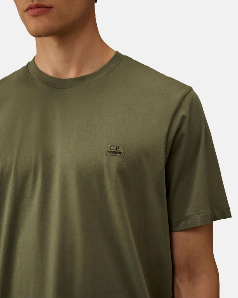 TEE SHIRT CP.COMPANY 726A  668 LOGO PATCH VERT