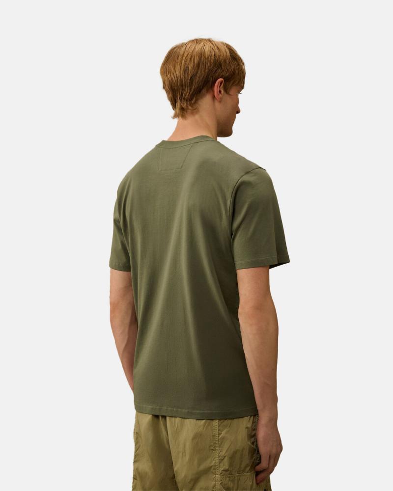 TEE SHIRT CP.COMPANY 726A  668 LOGO PATCH VERT