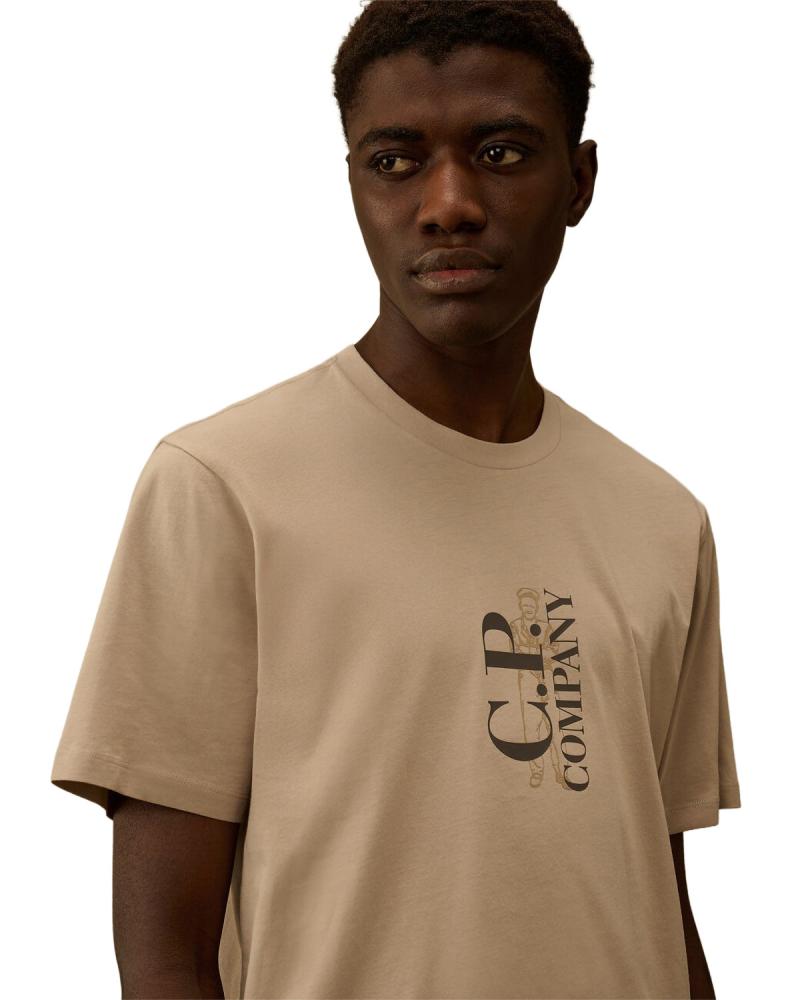 TEE SHIRT C.P COMPANY 084 904 DOVE BEIGE