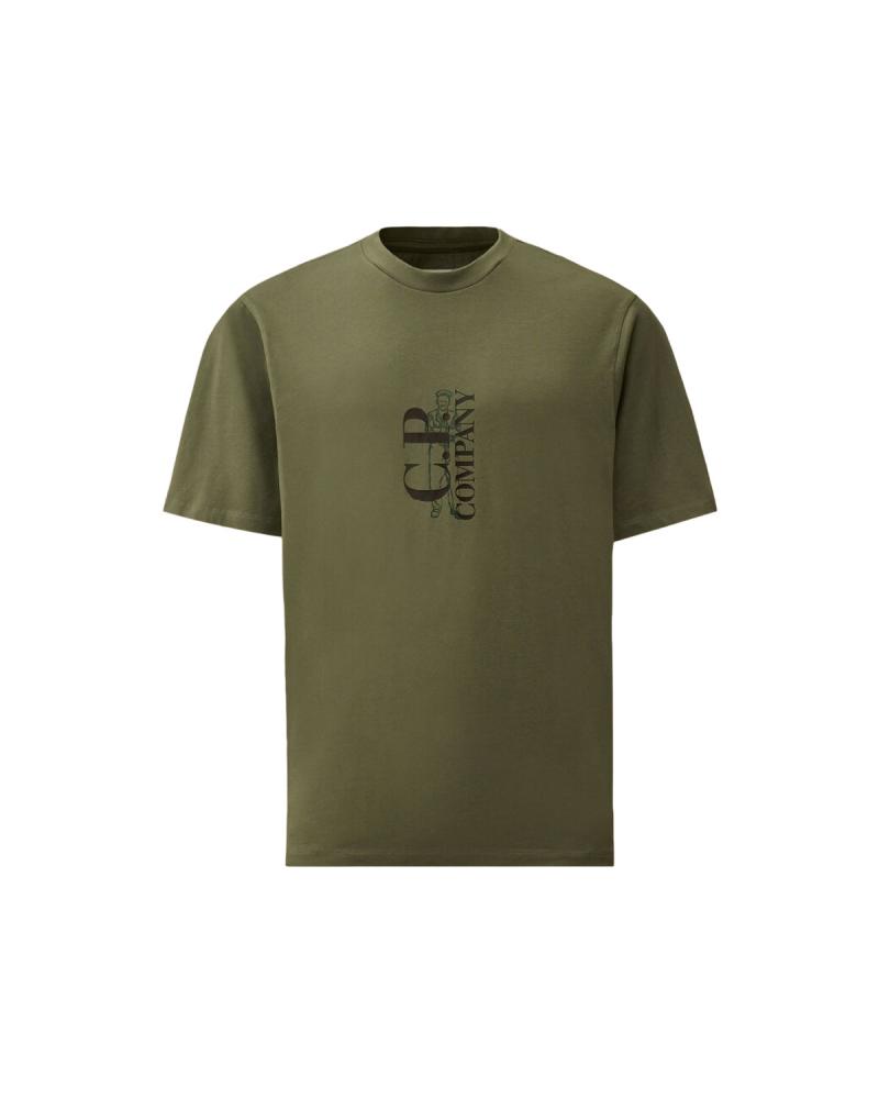 TEE SHIRT C.P COMPANY084 668 LAUREL WREAT VERT