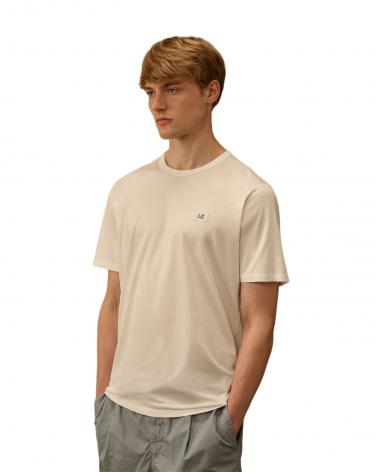 TEE SHIRT CP.COMPANY 113 A  103 MERCERISE BLANC