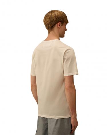 TEE SHIRT CP.COMPANY 113 A  103 MERCERISE BLANC
