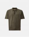 POLO CP.COMPANY CREPE DOUBLE  DYED KN204 921 GUNMETAL GRIS