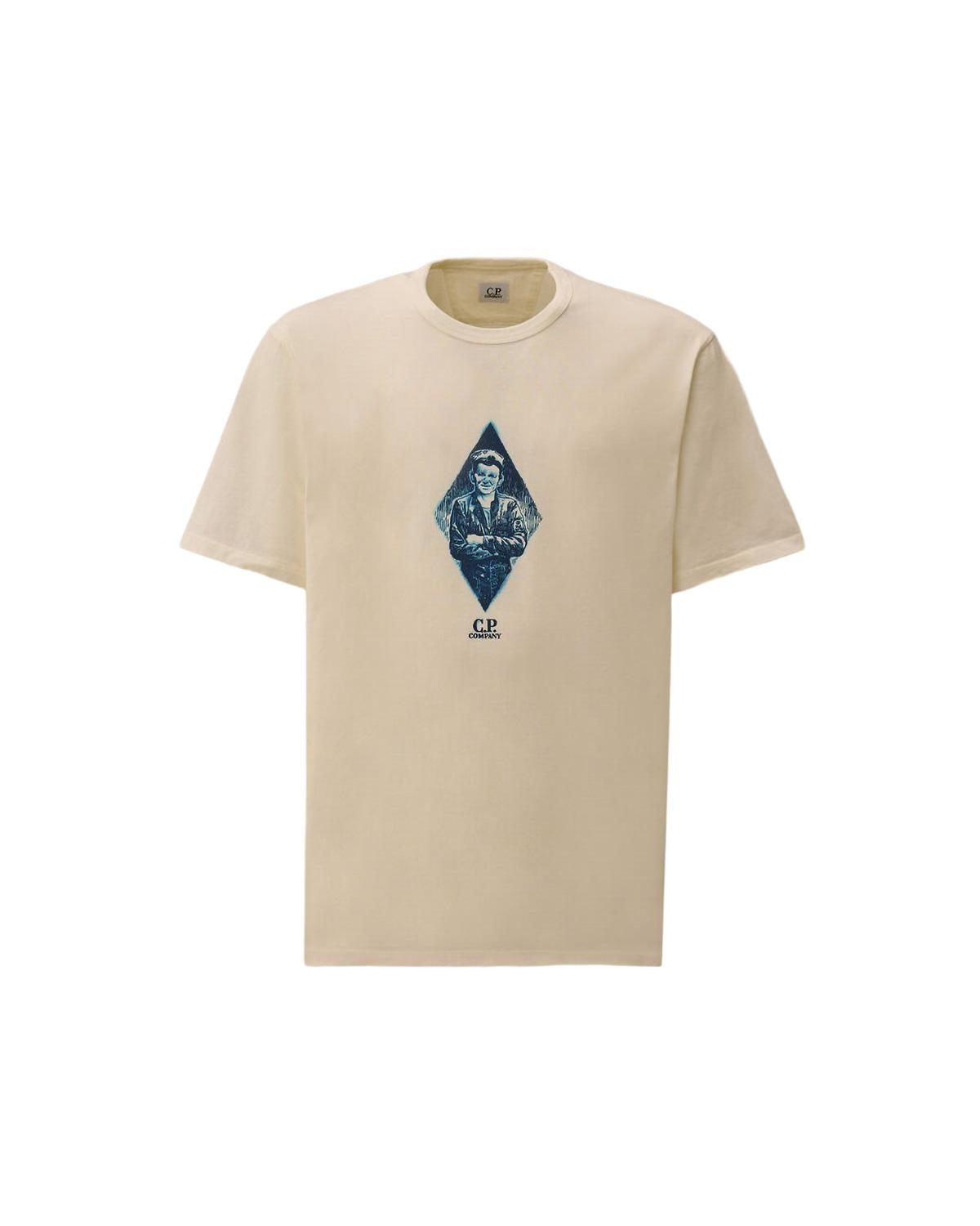 TEE SHIRT CP.COMPANY 266A  103 BLANC