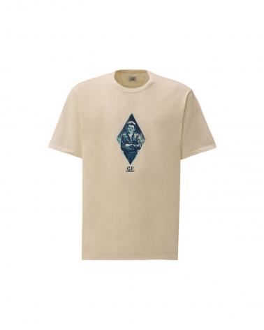 TEE SHIRT CP.COMPANY 266A  103 BLANC